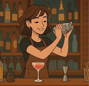 Taylor the bartender